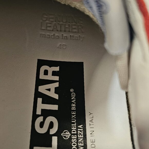 Golden Goose Ball Star Sneakers  – Size 40 ( run half size smaller ), Brand New - Picture 7 of 7
